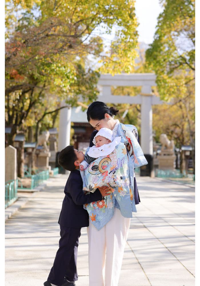 湊川神社　お宮参り　出張撮影