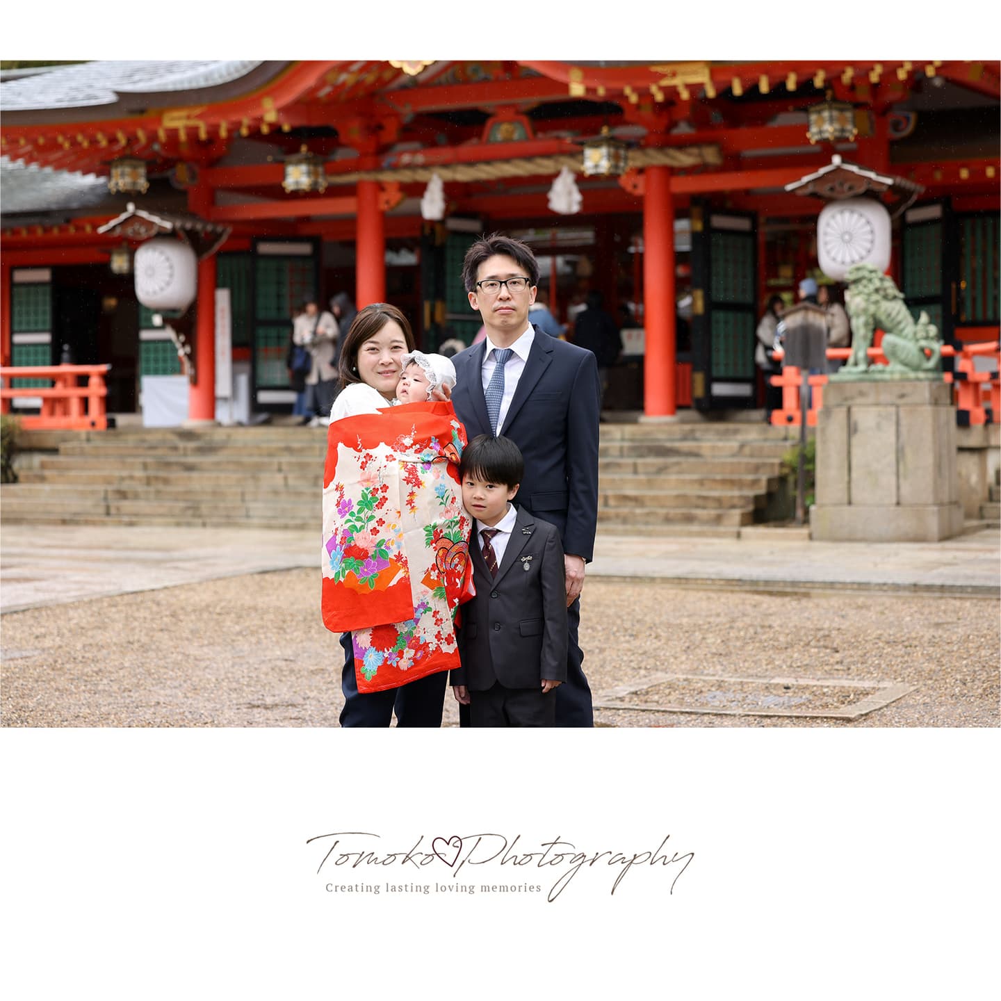 お宮参り　生田神社