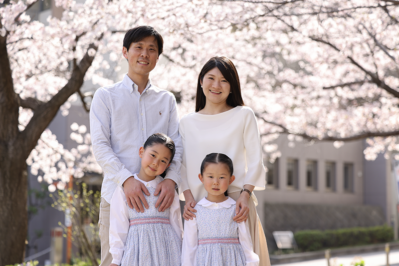 芦屋　出張撮影　家族写真　ロケーション撮影